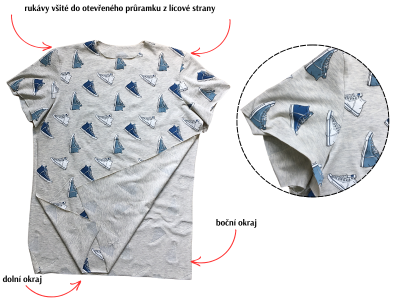 jak se šije pánské triko 6